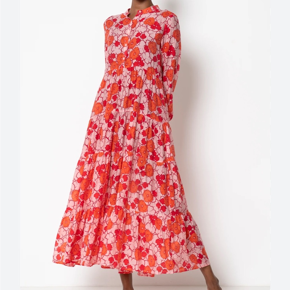 Floral boho maxi dress